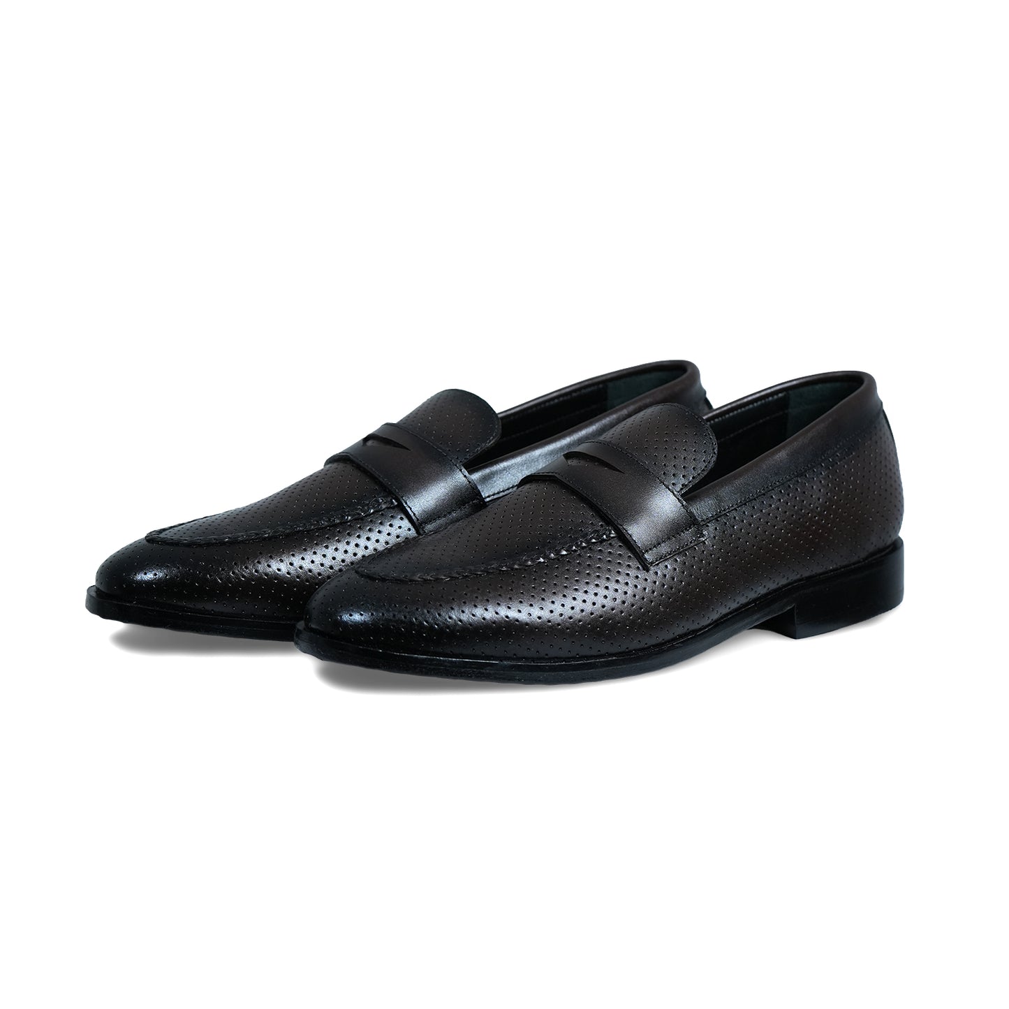 Breathe Penny Loafers - cognac Brown
