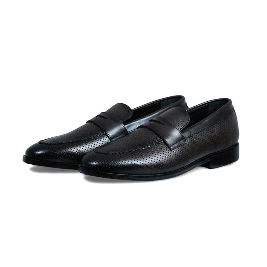 Breathe Penny Loafers - cognac Brown