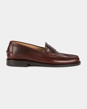 Oxblood Penny Loafers