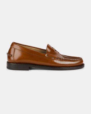 Saddle Tan Penny Loafers
