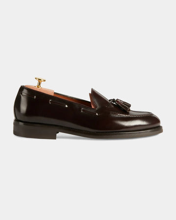 Wine Red Tassel Loafers
