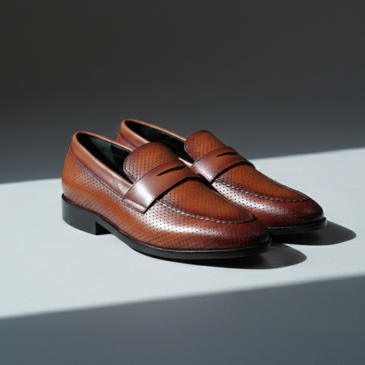 Breathe Penny Loafers - Tan