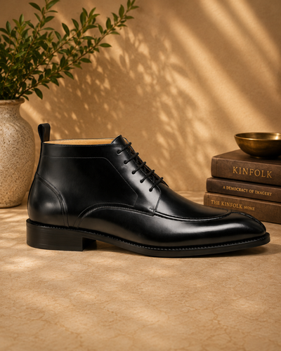 Aryaki Wexford Elite Men’s Leather Dress Shoes with Refined Detailing