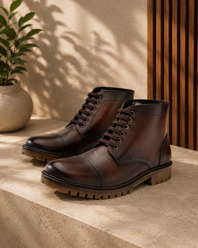 Toe Cap Boot Mid Print