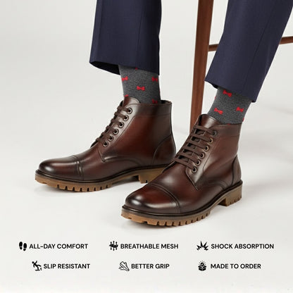 Toe Cap Boot Mid Print