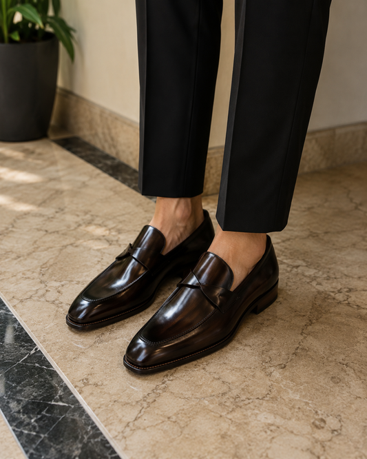 Refined Elegance: Premium Penny Loafers Shoes for the Modern Gentleman