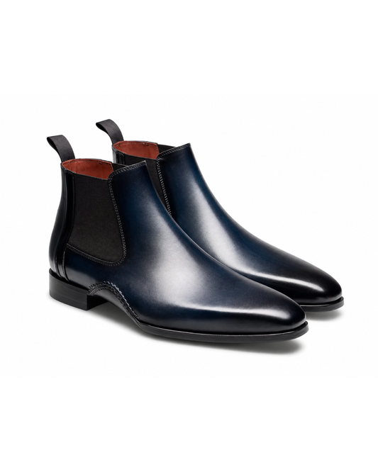 Rovan Blue CHELSEA BOOTS
