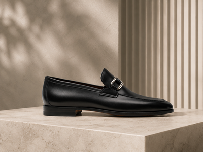 Aryaki Celestio Black Loafers