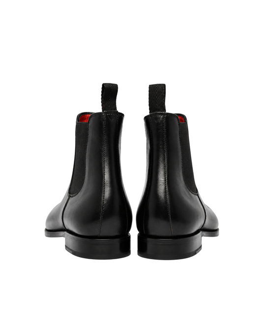 Black Chelsea Boot Full Grain Leather