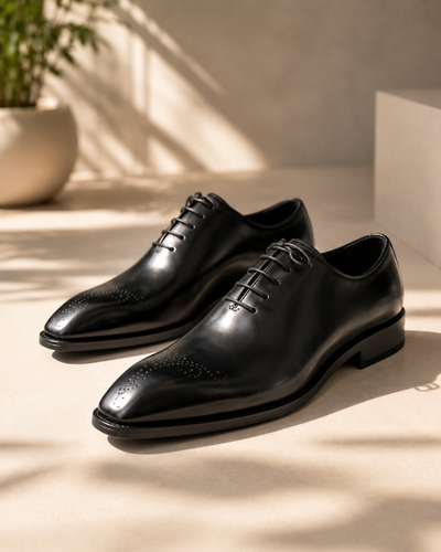 Professional Excellence: Classic Style Leather Shoes for Men| Superior Comfort & Durability