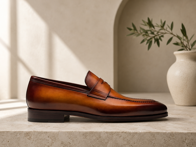 TUX TAN LOAFERS