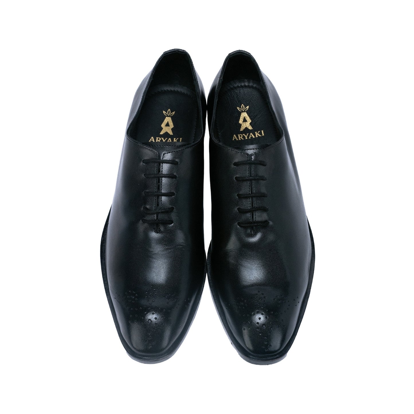 Flower Wholecut Oxford Black