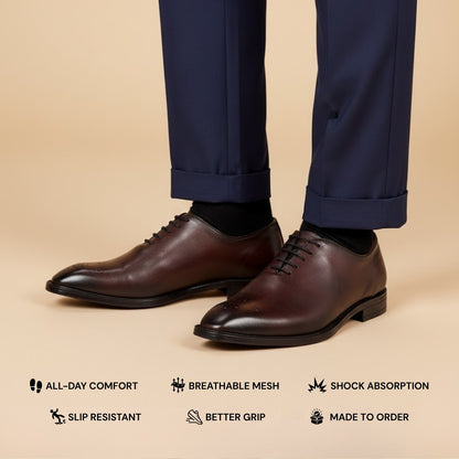 Flower Wholecut Oxford