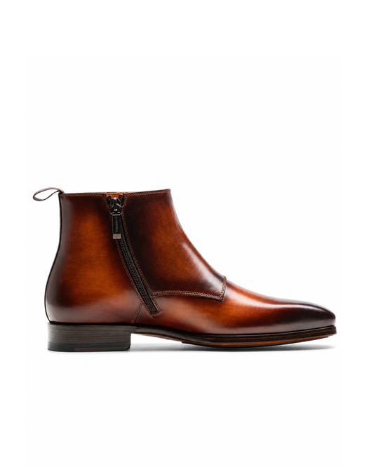 BROWN MONKSTRAP BOOTS