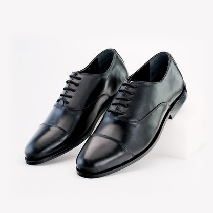Toe Cap Oxford Italian Black
