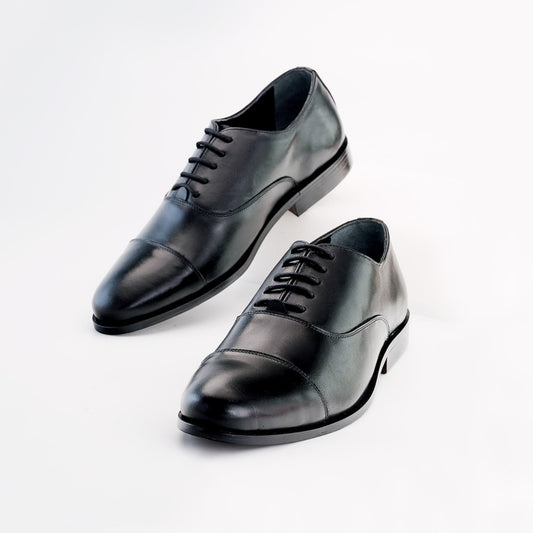 Toe Cap Oxford Italian Black
