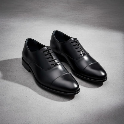 Toe Cap Oxford Italian Black