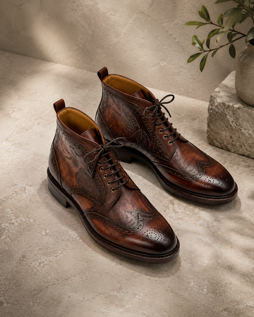 DERBY BROGUE BOOTS