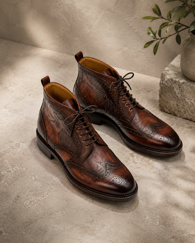 DERBY BROGUE BOOTS