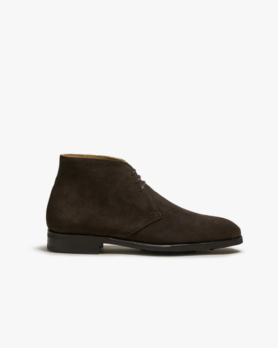 Dark Brown Suede Chukka Boots