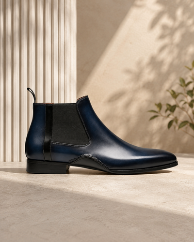 Rovan Blue CHELSEA BOOTS