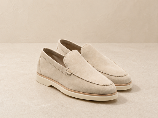 Aryaki Bianco Slip-Ons