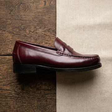Oxblood Penny Loafers