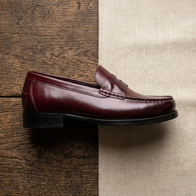 Oxblood Penny Loafers