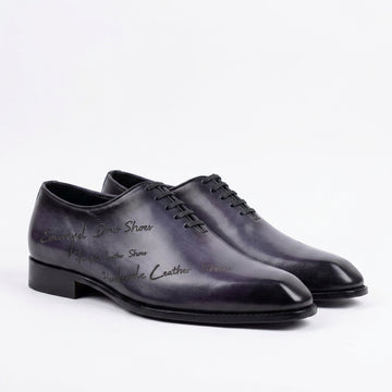 Aryaki Monaco Midnight Wholecut Oxford Leather Shoes