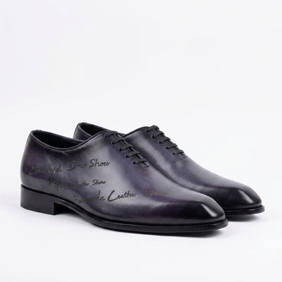 Aryaki Monaco Midnight Wholecut Oxford Leather Shoes