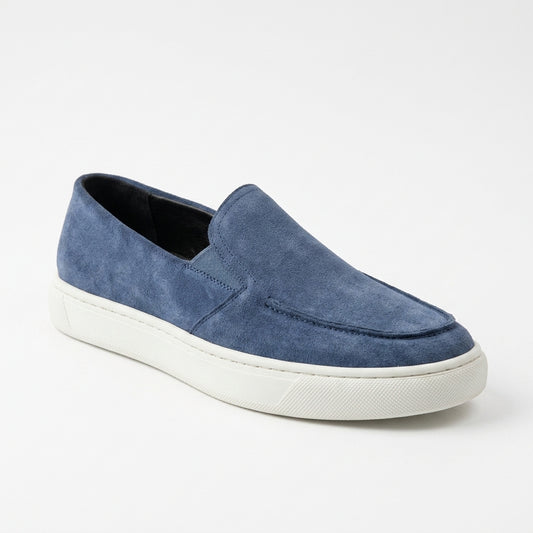VENICE SKY BLUE SUEDE LOAFER