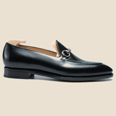 BLACK HORSEBIT LOAFERS